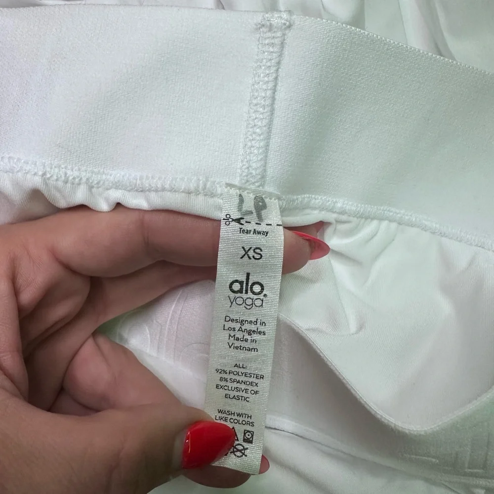 NWOT ALO Aces Tennis Skirt White XS